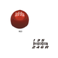 MUGEN LEATHER SHIFT KNOB (RED)