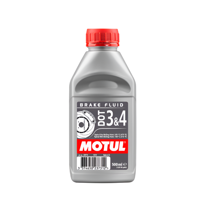 MOTUL DOT 3&4 (500ML) BRAKE FLUID